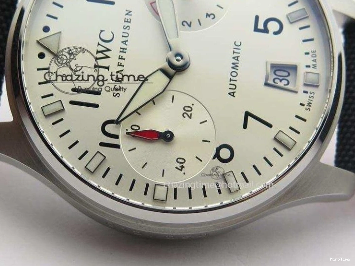 MIROTIME 0310 Big Pilot Real PR IW500432 DFB Limited Edition ZF 1:1 Best Edition On Black Nylon Strap A Fashionable 7276